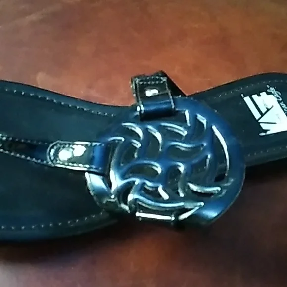 Women's blk sandals - Picture 2 of 3